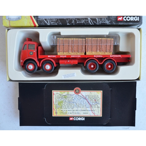 1217 - Collection of limited edition 1/50 scale diecast truck and bus models from Corgi to include Premium ... 