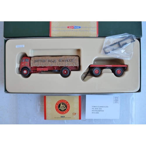 1217 - Collection of limited edition 1/50 scale diecast truck and bus models from Corgi to include Premium ... 