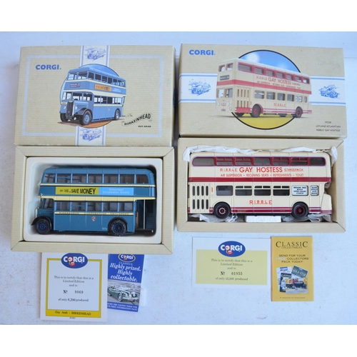 1217 - Collection of limited edition 1/50 scale diecast truck and bus models from Corgi to include Premium ... 