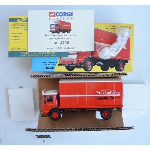 1218 - Ten boxed 1/50 scale limited edition diecast truck models from Corgi to include 9x British Road Serv... 