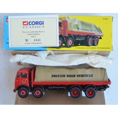 1218 - Ten boxed 1/50 scale limited edition diecast truck models from Corgi to include 9x British Road Serv... 