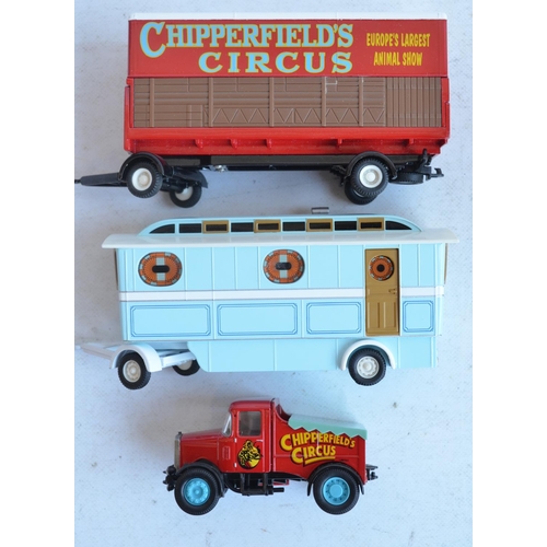 1219 - Collection of limited edition 1/50 scale diecast fairground/circus themed truck models from Corgi to... 