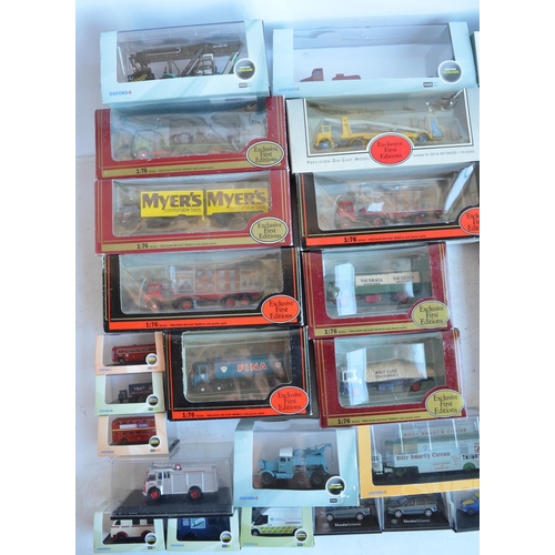 1221 - Collection of 1/76 scale (OO gauge) diecast model vehicles from Corgi Trackside, Oxford, EFE, Base-T... 