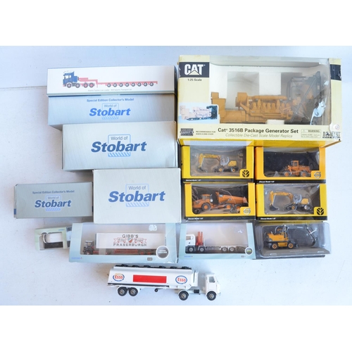 1223 - Collection of diecast plant and truck models, various manufacturers and scales to include 4x 1/76 At... 