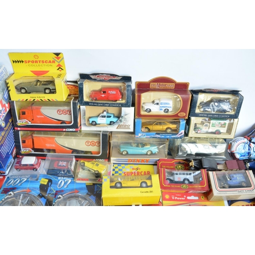 1228 - Extensive collection of diecast model vehicles, various manufacturers and scales to include blister ... 