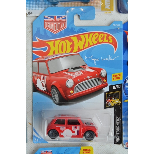 1229 - Thirty six factory sealed/unopened Hot Wheels Morris Mini diecast models with 18 different styles of... 