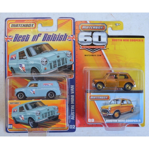 1230 - Collection of factory sealed/unopened diecast Matchbox car models to include 40 individual Morris Mi... 