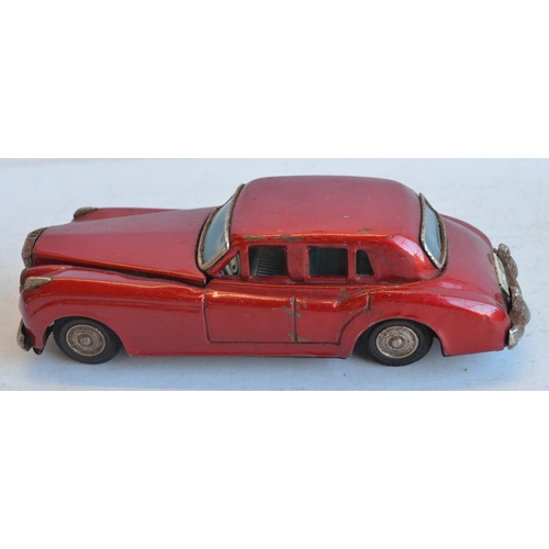 1233 - Collection of playworn diecast models from Corgi, Siku, Burago etc including a vintage friction powe... 