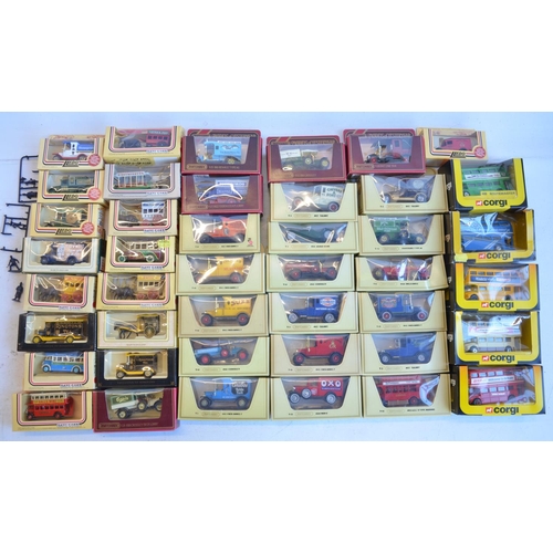 1234 - Collection of boxed Matchbox Models Of Yesteryear, Lledo Days Gone and 5 Corgi bus models, models co... 