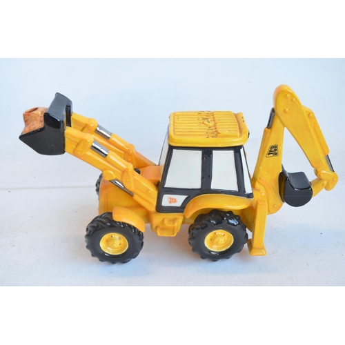 1235 - Collection of JCB themed models to include 1/32 scale Britain's licence built gold plated 414S Farm ... 