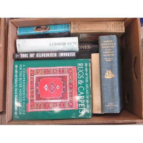 886 - Assorted collection of Fiction, Non-Fiction, History, Cookery and other books in 4 boxes