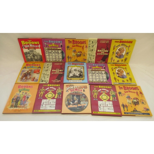 888 - Oor Wullie & The Broons assorted collection of hardback and paperback annuals (55)