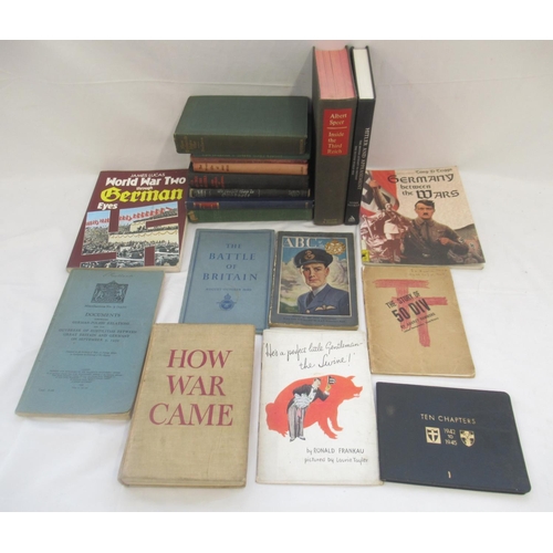 895 - Collection of WW2 related to books and booklets to inc. Hammond (Aubrey) The Story of 50 Div., pamph... 