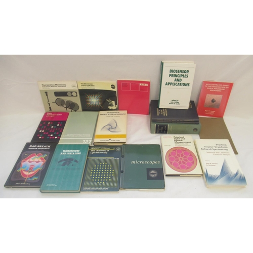 896 - Collection of Optics, Microscopy and Medical related books to inc. Blum (Loic J.) & Coulet (Pierre R... 