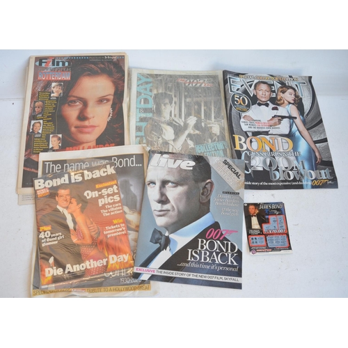 1245 - Collection of James Bond ephemera to include four pictures (2x Osborne & Allen Ltd double DVD pictur... 