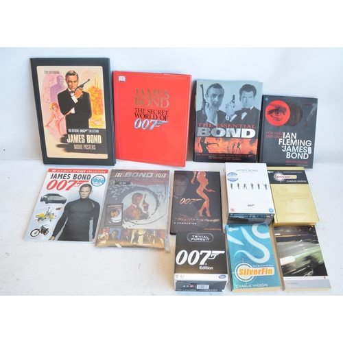 1245 - Collection of James Bond ephemera to include four pictures (2x Osborne & Allen Ltd double DVD pictur... 