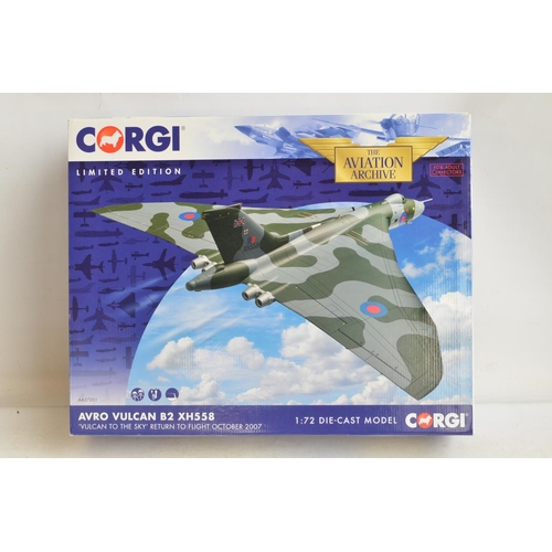 1247 - Boxed Corgi 1/72 scale limited edition Avro Vulcan B.2 XH558 'Vulcan To The Sky' Return To Flight 20... 