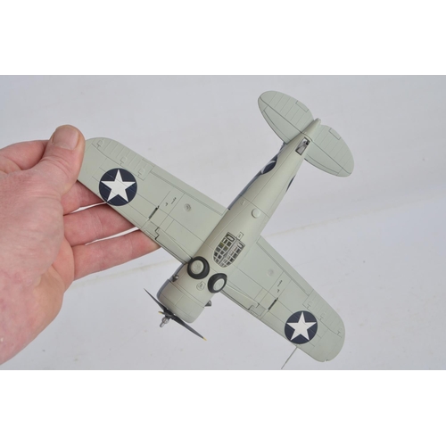 1260 - Five 1/48 scale diecast WWII US Navy fighter and trainer aircraft models to include Hobbymaster limi... 