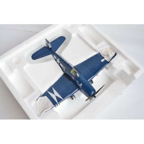 1260 - Five 1/48 scale diecast WWII US Navy fighter and trainer aircraft models to include Hobbymaster limi... 