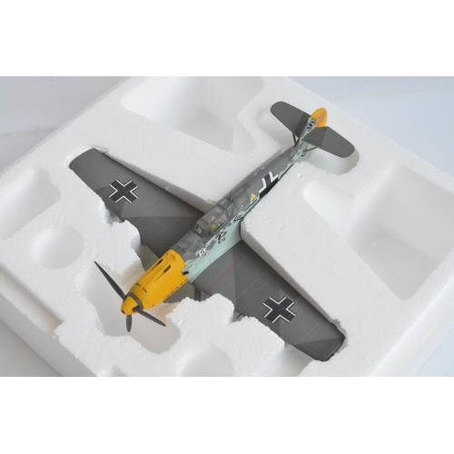 1262 - Four 1/48 scale diecast WWII Luftwaffe fighter/fighter bomber aircraft models from The Armour Collec... 