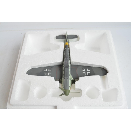 1263 - Four 1/48 scale diecast WWII Luftwaffe fighter/fighter bomber aircraft models to include 2x Me262's ... 