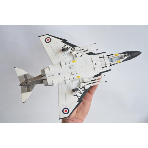 1266 - Two 1/48 scale diecast fast jet models from The Armour Collection to include an RAF Harrier GR7 (mod... 