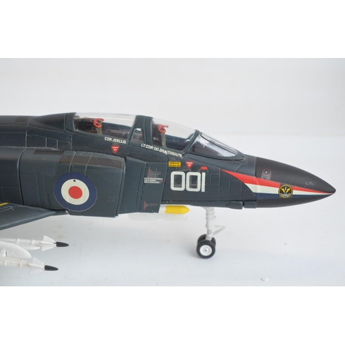 1266 - Two 1/48 scale diecast fast jet models from The Armour Collection to include an RAF Harrier GR7 (mod... 