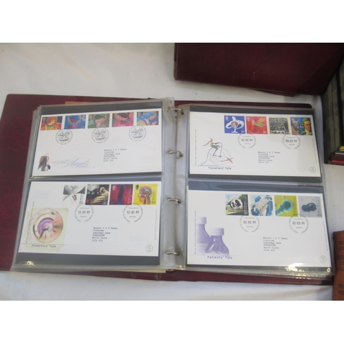 840 - Assorted collection of Stamps and FDCs to inc. vol. 7- 15 of Royal Mail Special Stamps, album of USA... 