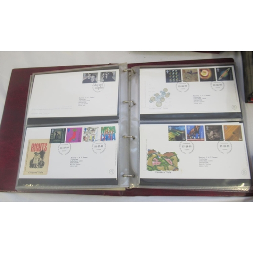 840 - Assorted collection of Stamps and FDCs to inc. vol. 7- 15 of Royal Mail Special Stamps, album of USA... 