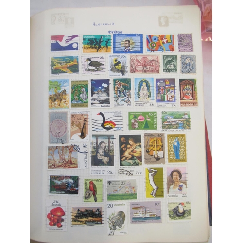 841 - Assorted collection of GB/International stamps in 8 folders/albums and loose