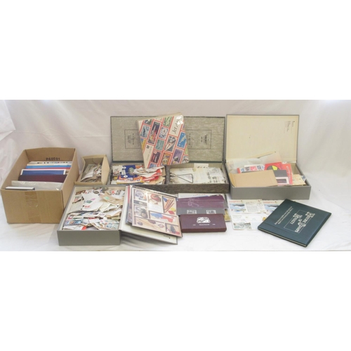 842 - Large collection of loose Stamps & FDCs in box files, etc.