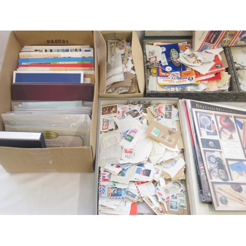 842 - Large collection of loose Stamps & FDCs in box files, etc.