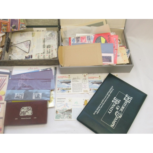 842 - Large collection of loose Stamps & FDCs in box files, etc.