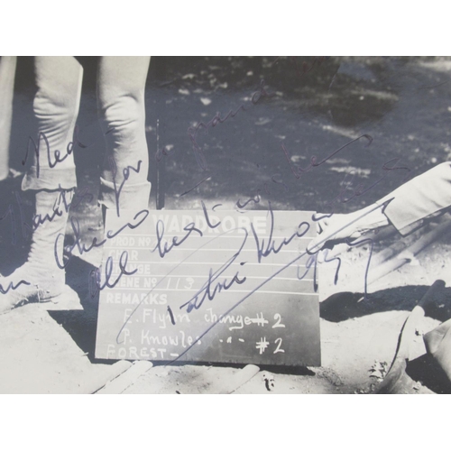 848 - Errol Flynn - The Adventures of Robin Hood 1938 photo of Errol Flynn and Patric Knowles signed by bo... 