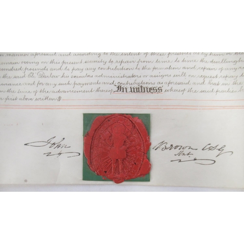 853 - 1879 Indenture relating to a mortgage issued for 'Ground Dwellinghouses and Premises in King James S... 