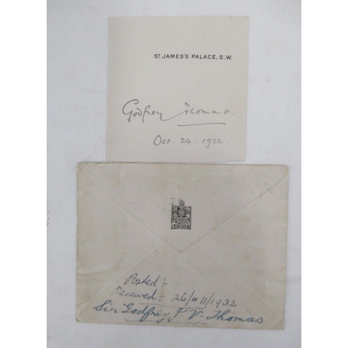 854 - Impressive one owner collection folder cont. 31 British and American Politicians and Figures signatu... 