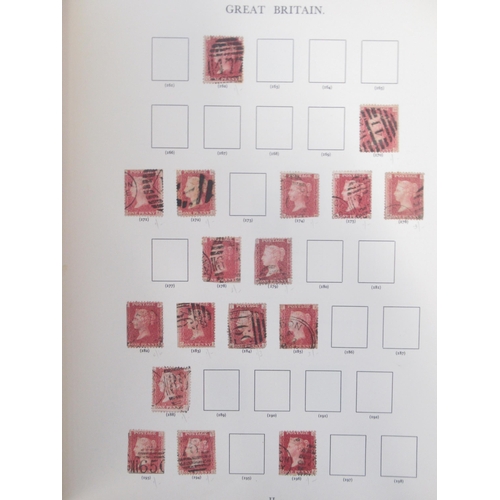 55 - The Windsor Loose-Leaf Album for the Stamps of Great Britain 7th Edition, partially filled cont. Pen... 