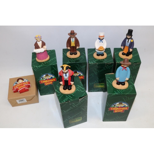 232 - Collection of six Robert Harrop Camberwick Green figures with boxes, and a Camberwick Green Collecto... 