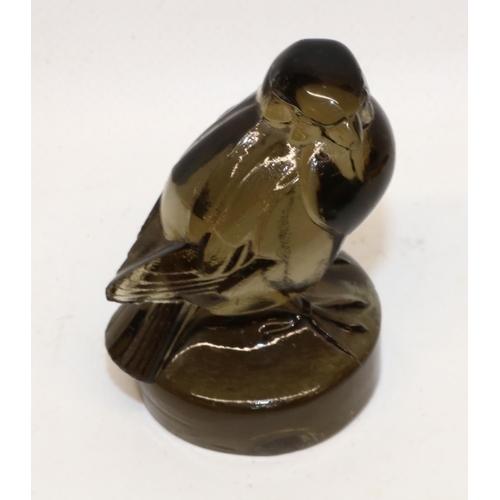 262 - Four Beswick wall mounted flying ducks, models 596-1/2/3/4, max. H25cm, and a glass bird paperweight... 