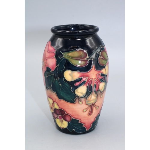 713 - Rachel Bishop for Moorcroft Pottery, Oberon pattern vase, H11cm