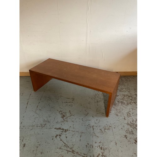 666 - G-Plan teak rectangular coffee table W138cm D53cm H45cm