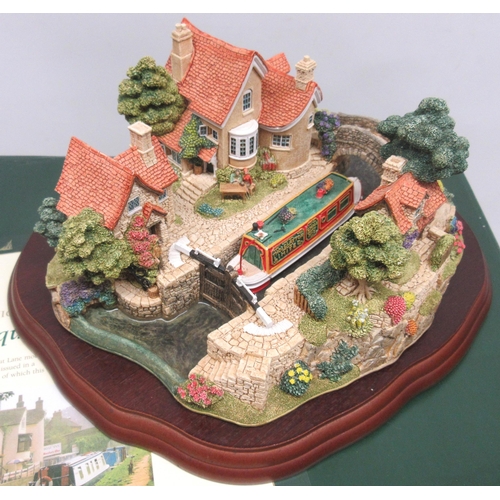 326 - Lilliput Lane limited edition model 'Tranquil Waterways' L2560, limited edition number 0060, with bo... 