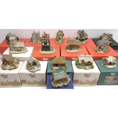 333 - Collection of fifteen Lilliput Lane cottages incl, Rosemary Cottage, Appleby East, The Toy Shop, Rai... 