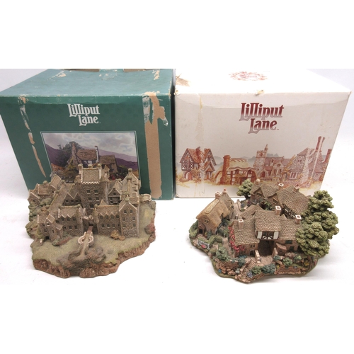 342 - Lilliput Lane, Cawdor Castle and Chipping Coombe, both boxed without deeds