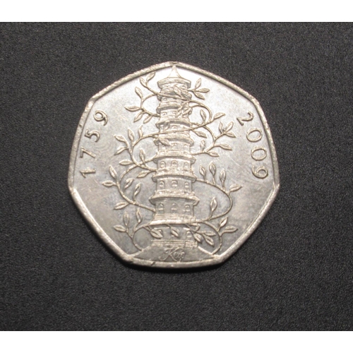 728 - 2009 Circulated Kew Gardens 50p