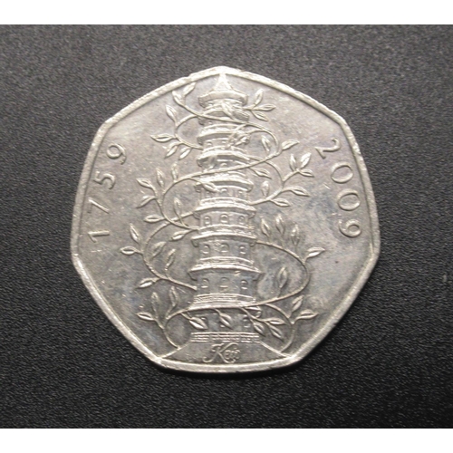 729 - 2009 Circulated Kew Gardens 50p