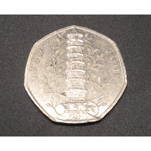 730 - 2009 Circulated Kew Gardens 50p