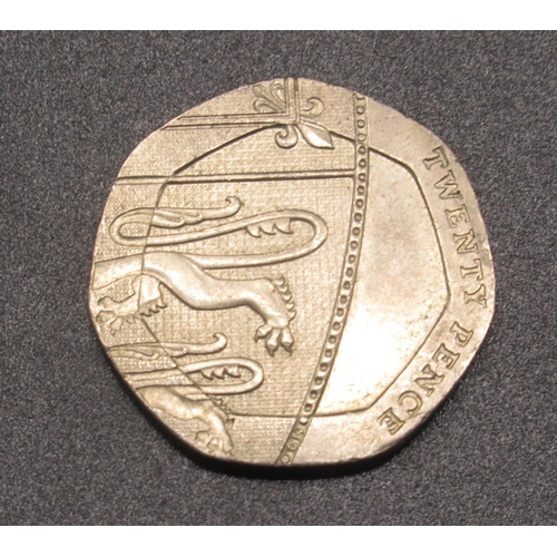 736 - Undated 20p coin