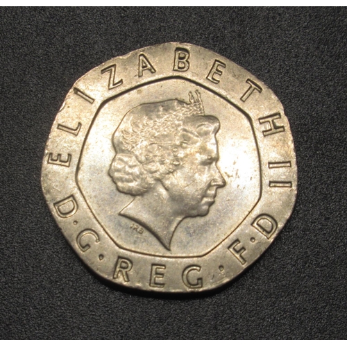 736 - Undated 20p coin