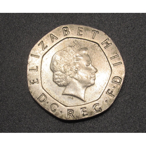 737 - Undated 20p coin